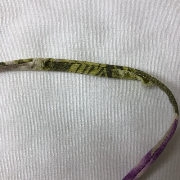 Rave Stretch Cotton Made USA Vintage Open Back Tie Neck A Line Floral Dress XL - Picture 15 of 15